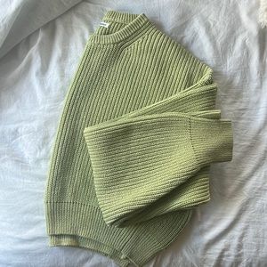 Reformation cropped sweater